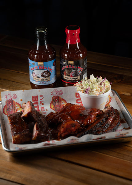 God Sauce and Fallen Angel BBQ Sauce Case of 2