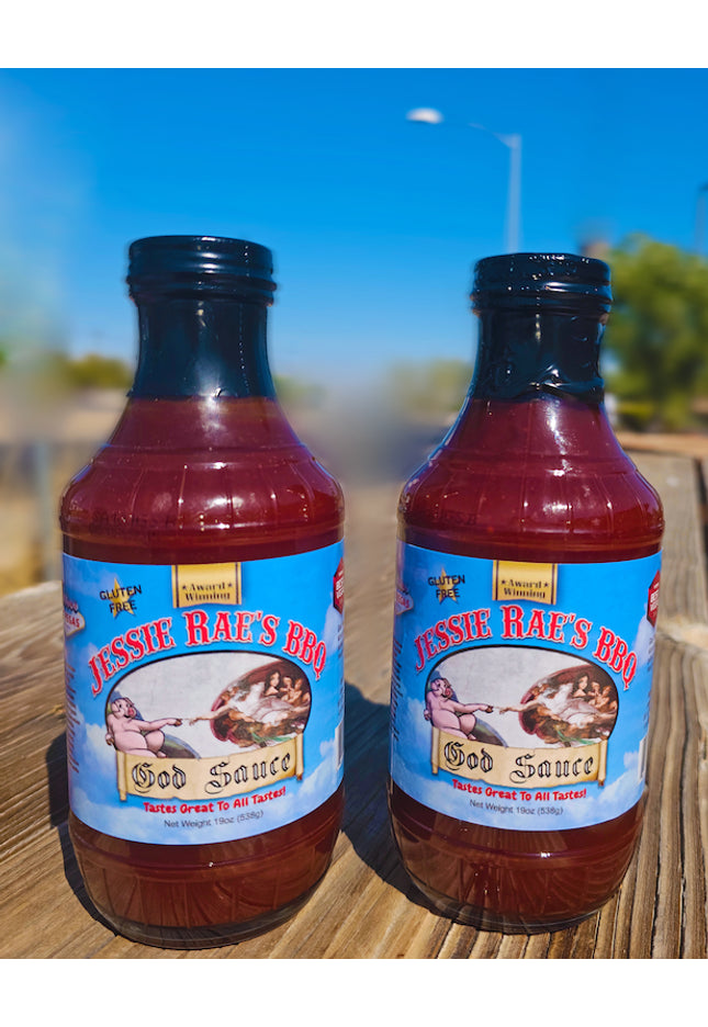 God Sauce BBQ Sauce Case of 2