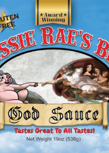 God Sauce BBQ Sauce Case of 2